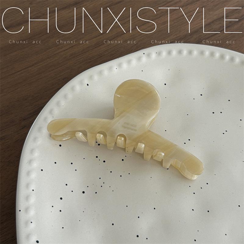 Elegant Acid Hairpin: High-Grade Korean Shark Clip for Women