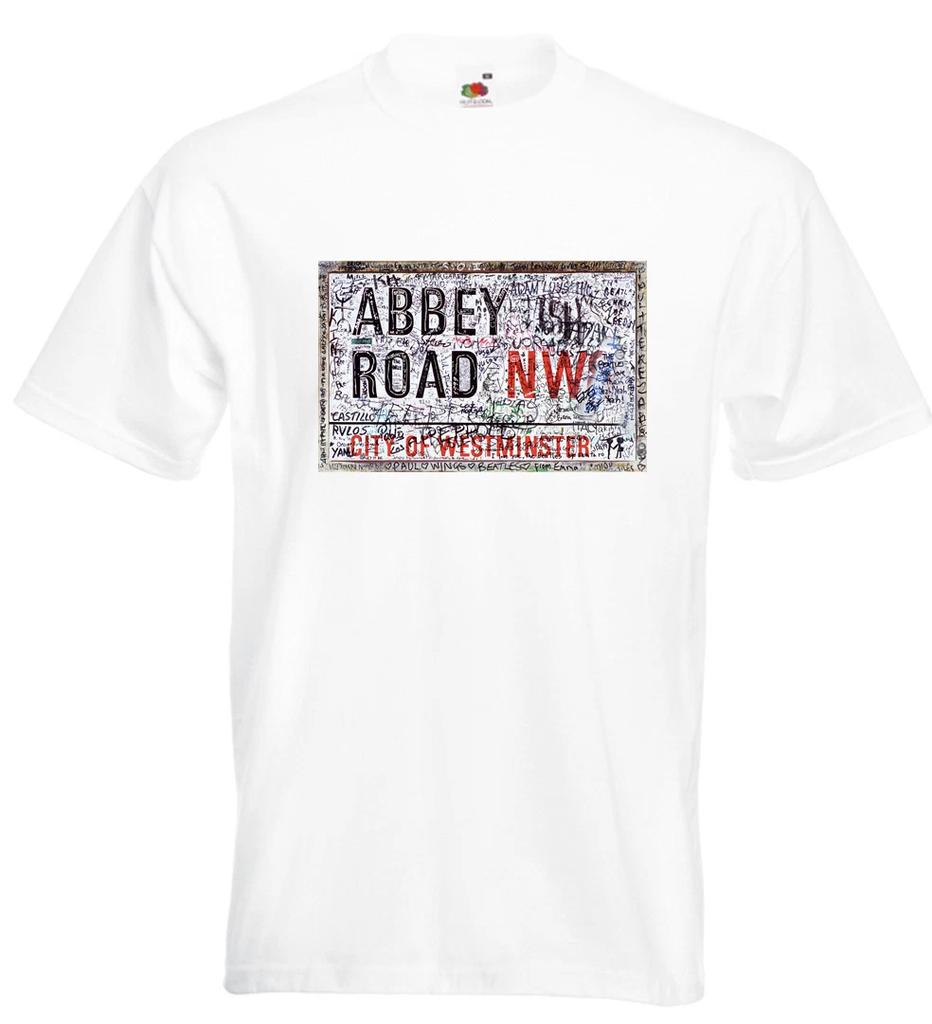 The Beatles Abbey Road Graffiti T-Shirt John Lennon Paul McCartney George Ringo