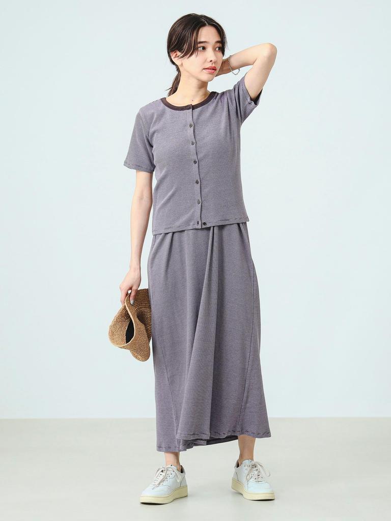 B:MING by BEAMS Cami Dress & Cardigan Set, Women's, LT_PURPLE, Free Size