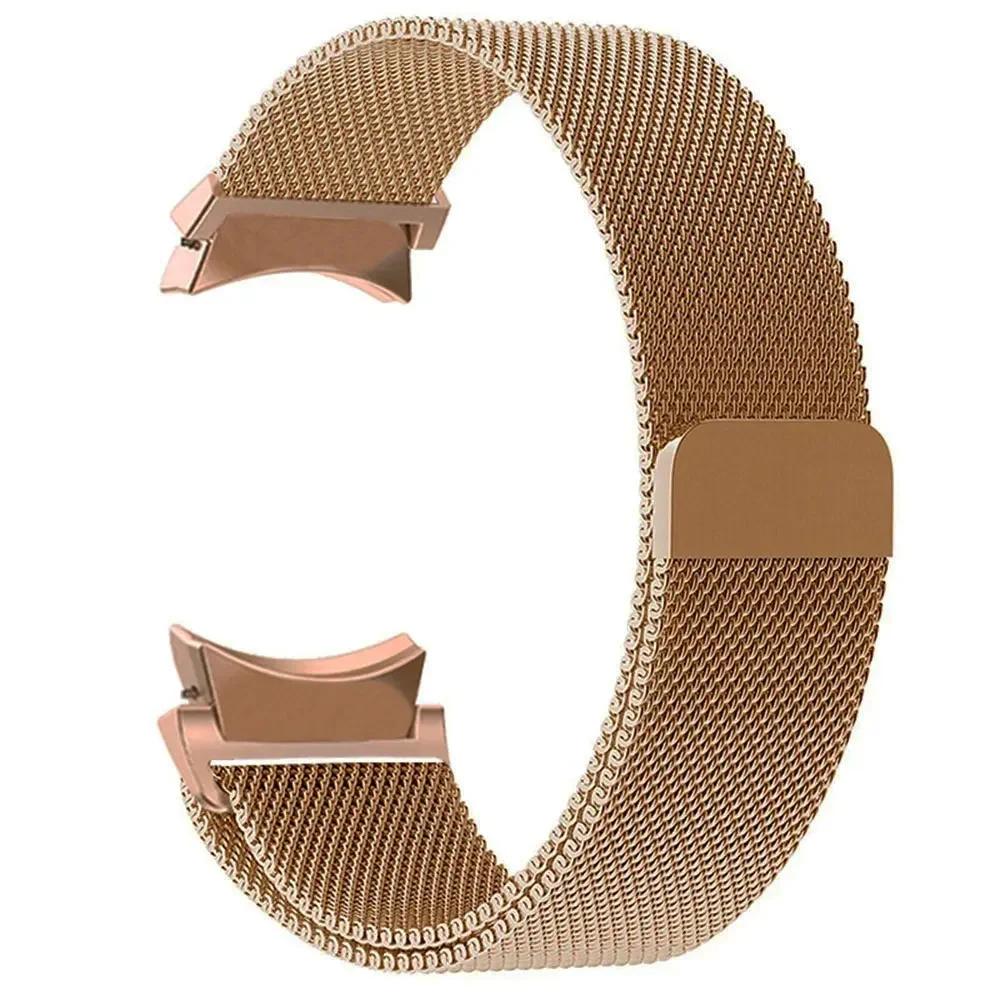 No Gap Metal Band for Samsung Galaxy Watch 6 band 40mm 44mm Milanease loop Bracelet samsung galaxy watch 4-5-6-5 Pro-6 Classic