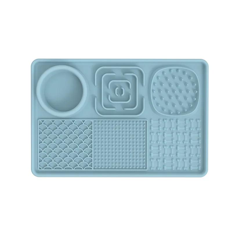 Classic Pet Licking Mat Pet Eating Ware Dog Slow Food Mat Placemat Dog Feeder Supplies Suction Cup Dog Bathing Distraction