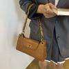 Fashionable Niche Square Bag with A Soft and Casual Feel, An Underarm Bag with A Chain Strap, A Crossbody Bag