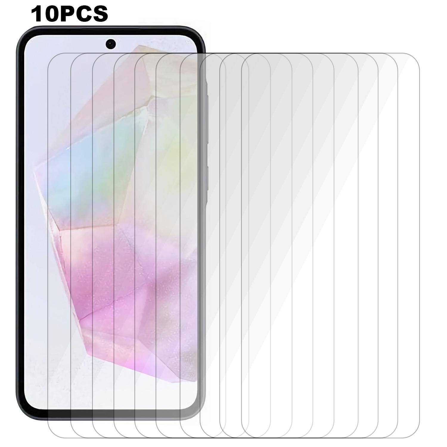 

10 ШТ Для Samsung Galaxy M35 5G Захисний захисний екран із загартованого скла, прозора плівка проти вибуху As Shown A