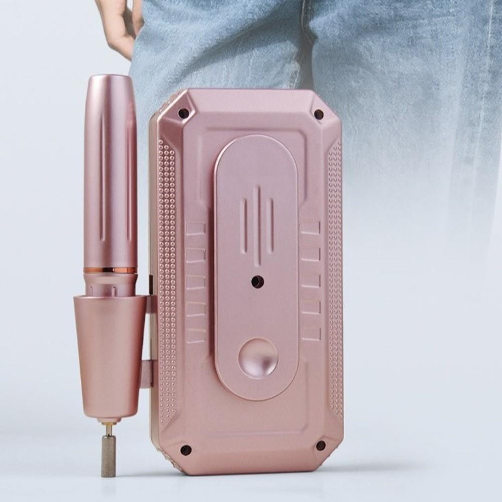 Low Noise Electric Nail File Cordless Nail Polisher Nail Art Lathe Grinder  Manicure Accessory