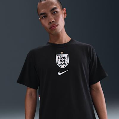 Nike Men's Black T Shirts Crew Neck Moderate Cm