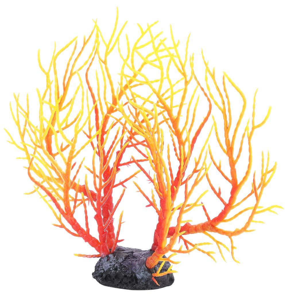 Künstlicher Korallenbaum Kunststoff Simulation Wasserpflanze Aquarium Fischbecken Dekoration Ornament