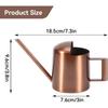 Small Watering Can, 10oz/300ml Stainless Steel Water Can for Indoor Plants Small Long Spout Watering Pot for House Plants, Succulents and Bonsai