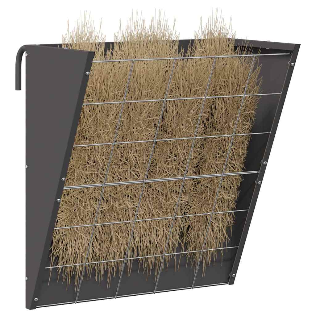 Hanging Hay Feeder Black 61 x