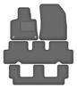 Dywaniki samochodowe welurowe grafitowe: Citroen C4 Grand Spacetourer 7-osobowy (2013-2021)