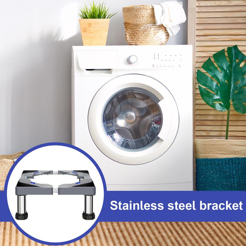 Univerzální stojan na pračku Multifunkční nastavitelná základna Příslušenství pro pračku Sušičku prádla Chladničku