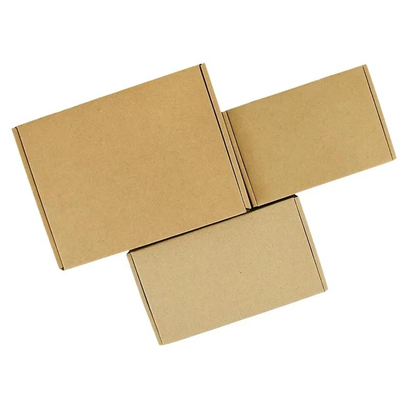 5Pcs Multi Size Brown Kraft Paper Gift Box Christmas Cookies Candy Packaging Box Wedding Gifts For Guest Handmade Soap Wrapping