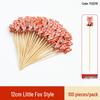 Creative Bamboo Fruit & Flower Picks for Parties, Cocktails, Burgers, & Easter Decorations