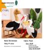 Vogel Plüschtier Sammlung: Papagei, Pfau, Geier, Adler, Pelikan, Flamingo, Schwan