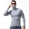 Neue Flexible Baumwolle Herbst Winter Männer Unterwäsche Pullover Rollkragen Einfarbig Casual Pullover männer Slim Fit Marke Gestrickte Pullover
