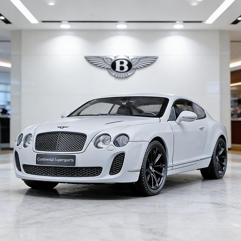 

1:24 Bentley Continental Supersports Литые Модели Автомобилей и Игрушечные Транспортные Средства Модель Автомобиля Масштабная Модель Игрушка Автомобиль Для Детей белый