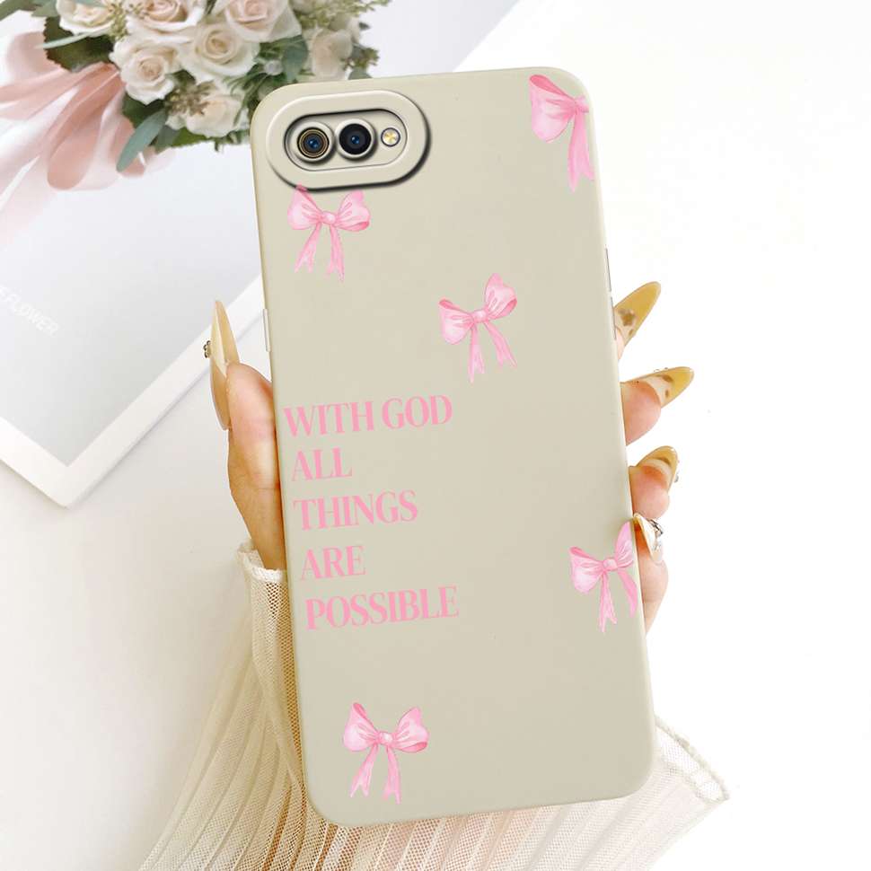 

For Realme C2 Phone Case RMX1941 RMX1945 Silicone Luxury Sunflower Shockproof Cover For Realme C 2 C2 RealmeC2 Casing Realme C2