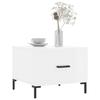 VidaXL Coffee Table High Gloss White 50x50x40 Cm Engineered Wood 829400