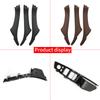 For BMW F10 F11 Car Inner Handle Interior Door Panel Driver's Window Switch Frame Storage Box Sets for BMW 5 Series 520 528 535