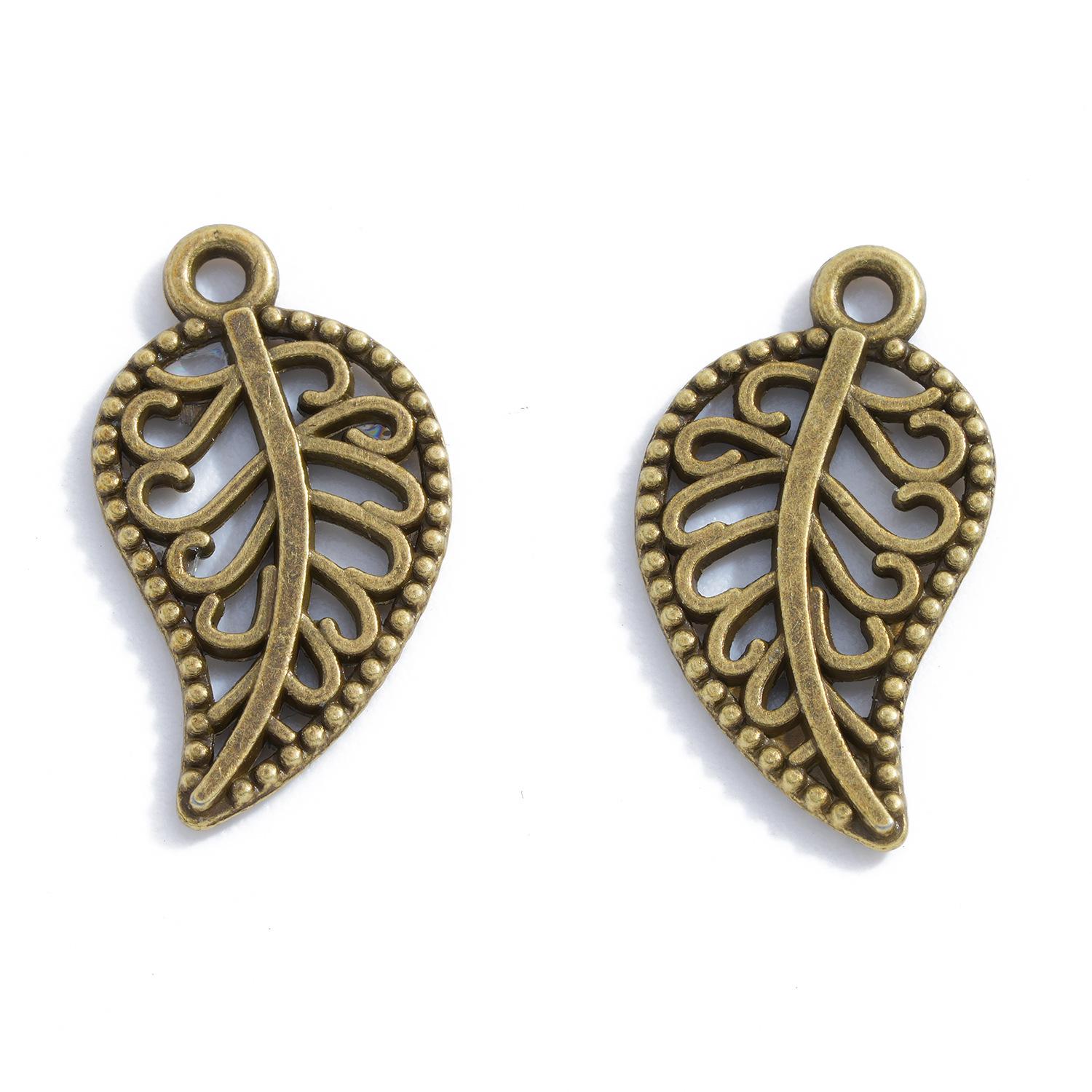 

Ручная работа, многоцветная подвеска-листок из сплава для ожерелий, браслетов и серег