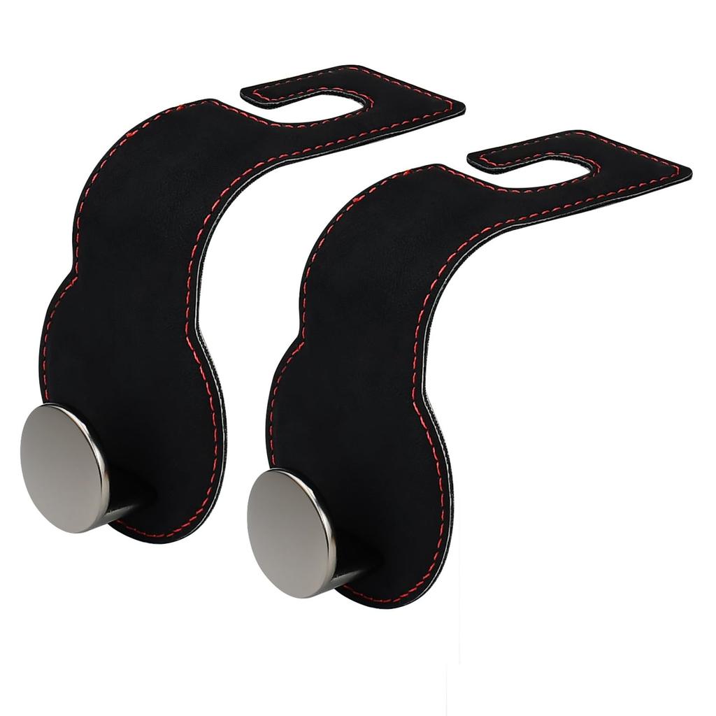 COOLBOTANG Haken, Kopfstütze, Autoaufbewahrung, Autozubehör, 2er-Set, Gepäckaufhängung, Sicherheitsrund