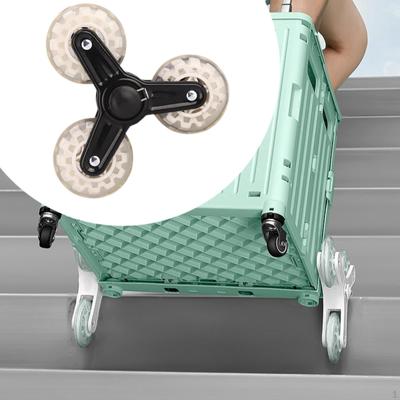 Polyurethane Wheel Set for Folding Shopping Cart