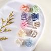 10pcs/set Simple Frosted Small Hair Claws For Girls Solid Color Acrylic Hairpins Barrettes Headwear Fashion Hair Accessories