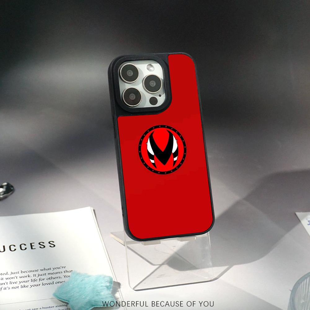 

Helluva Boss classic anime pattern Phone Case for iPhone 17 16 15 14 13 12 Pro Max Sheepskin Carbon fiber protective case iPhone 15 Pro