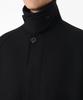 Musinsa Standard Fortex Felt Oversized Balmacaan Coat [Black]