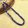 Perline Sferiche in Turchese Rame Blu Scuro Naturale da 8 mm Gioielli Fatti a Mano Collana da Donna 17-20" Per Lei 8BN-40