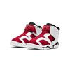 Air Jordan 6 Retro Little Flex TD Carmine Baby-Sneakers Weiß Schwarz CT4417-106
