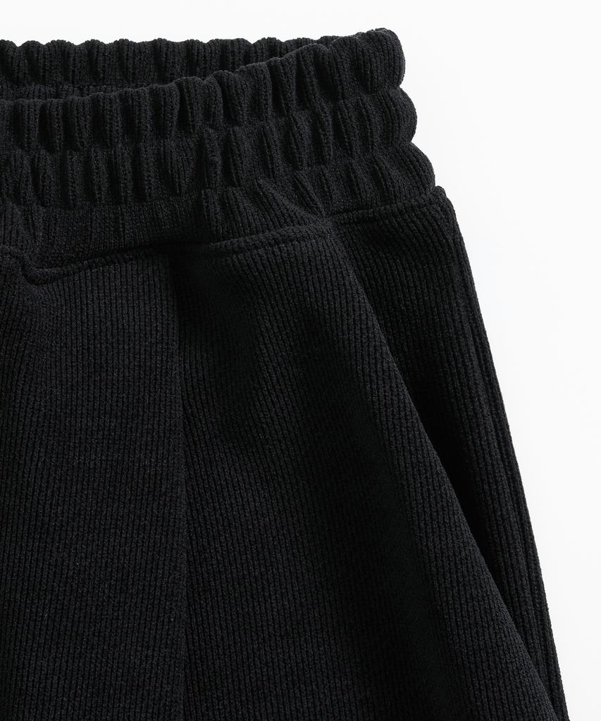 BRENSON B. Corduroy Knit Single-Pleat Wide Pants ( 3 Colors )