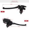 Motorcycle Brake, Clutch Lever, and Master Cylinder Set for 22mm Handlebars / Universal