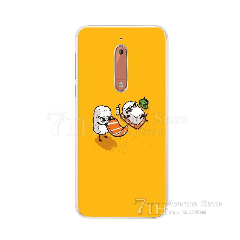 For Nokia 5 Case 5.2" Cartoon Soft Silicone TPU Phone Case For Nokia 5 Nokia5 Global Dual TA-1024 TA-1053 TA-1044 Back Cover