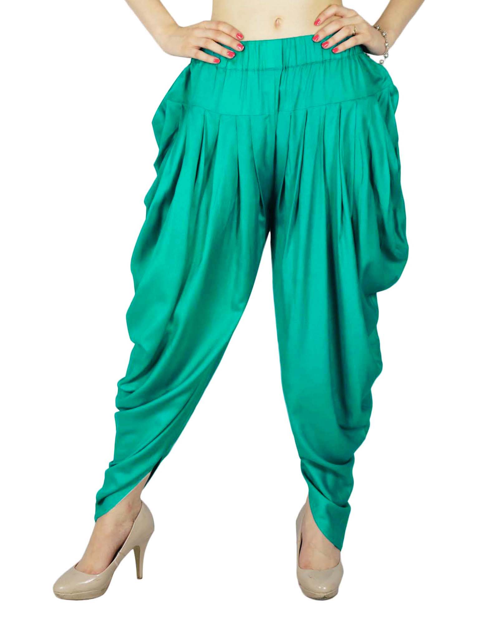

Phagun Yoga Harem Pants Casual Hippie Baggy Harem Women Indian Waist Size: Relaxed 26 -Stretched-28 Inches зелёный