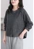 Women's Brushed Fleece Sweatshirt - Winter Style, Round Neck, Versatile, Loose, Slimming, Thickened Long Sleeve Top