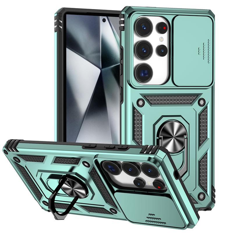 Full Cover For Samsung Galaxy S25 Ultra Case Samsung S25 Ultra Push Window Magnetic Phone Holder Case For Samsung S25 Ultra Case