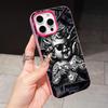 USD Dollar Jelly Double layer Rose Red Mobile Phone Case for iPhone 17 16 15 14 13 12 11 Air Pro Max Plus Protective