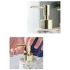 Stylish 300ml Marble Ceramic Soap Dispenser Bottle Empty Bottle Modern Bathroom Decors for Hand Sanitizer & Shampoo