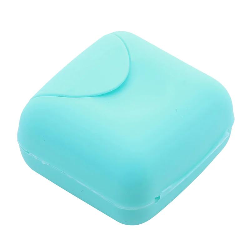 Portable Travel Soap Box Container Bathroom Acc Home Plastic Soap-Boxes with Cover Small/big Sizes Candy Color Soaps Dish Holder