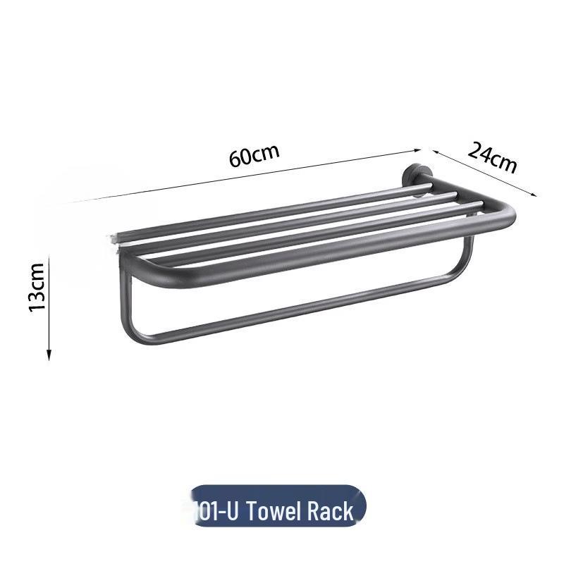 MDNG Stainless Steel Double-Layer Towel Rack
