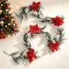 Long Vines Artificial Christmas Tree Pine Needles Berry Cone Artificial Plants High Quality Artificial Pine Leaves Wedding Decor