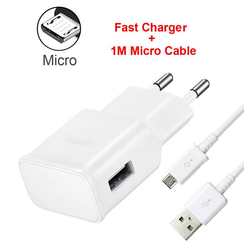 5V 2A Plug Charger Fast Charger Adapter For Motorola Moto G4 G5 G5S G6 G7 E4 E5 C Plus Z2 Z3 Z4 P40 Play Power Micro USB C Cable