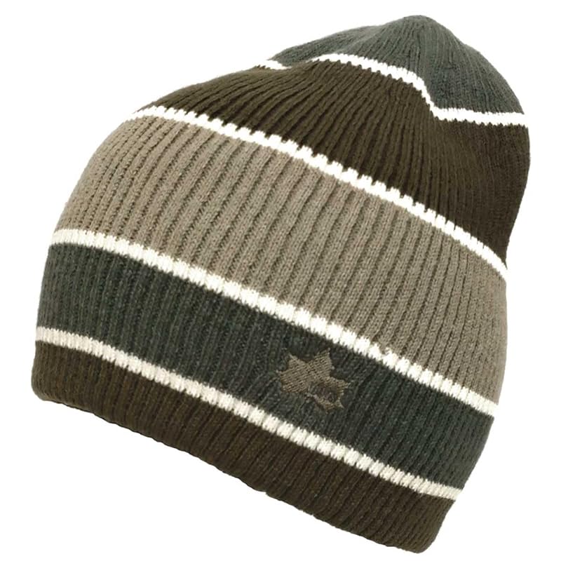 

[Happy Hat] LOGOS logos Color scheme color khaki MIX knit hat soft Don t tighten border knit cap autumn/winter men s ladies warm 57-62cm colorful