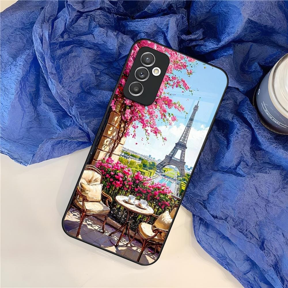 France Paris Eiffel Tower Phone Case for Samsung S25 S24 S30 S21 S23 S20 S22 Fe S10 E S9 Note 20 Pro Ultra Plus glass Cover