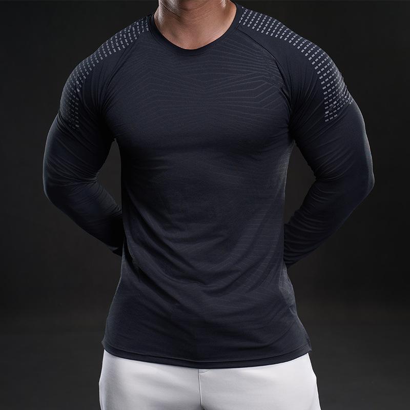 Long-sleeved Tights for Men's Outdoor Sports Running Fitness Training Muscle Quick-drying Top