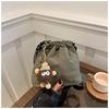 Women's Versatile Large Capacity Crossbody Bag - Japanese & Korean Style with Drawstring