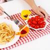 1pcs Dip Clip Bowl Container Dish Plate Can Hold Seasoning Dishes Salad Seasoning Box Dipping Sauce Bowl Holder Kitchen Gadget
