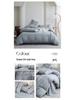 Luxury Five-Star Hotel White Linen Duvet Cover & Bedding Set