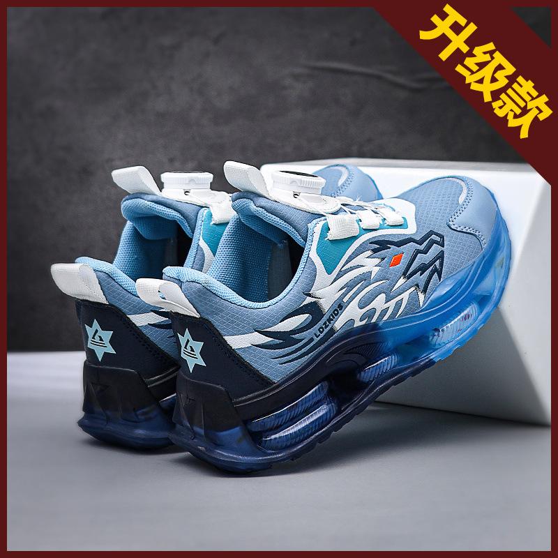 Boys shoes 2025 new children's autumn sports shoes medium and large children's leather waterproof running shoes children's casual shoes