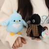 13Cm Cute Simulation Bird Plush Doll Pendant Cartoon Round Bird Can Be Fixed Standing On The Shoulder Plush Toy Gift For Child